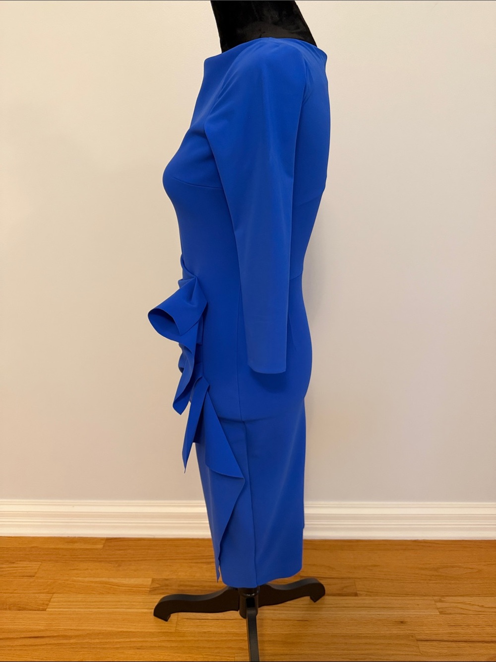 Chiara Boni La Petite Robe royal blue dress dry cleaned/ ready to wear size 6 - Picture 5 of 7